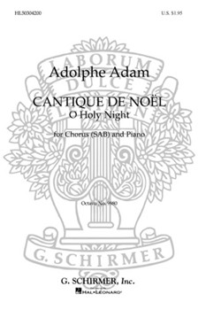 O Holy Night (Cantique de Noel) by Adam Adolphe C - Deis Carl - for SAB