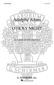 O Holy Night by Adam Adolphe C - Buck - for SATB