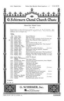 Father Most Merciful Panis Angelicus by Franck Johann - Deis Carl - for SAB