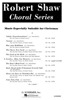 Allon Gay Bergeres by Costeley Guillaume - Parker and Shaw - for SATB