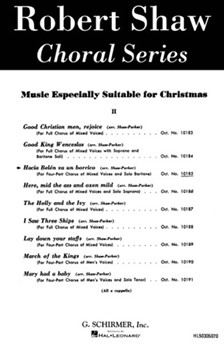 Hacia Belen Va Un Borrico by Traditional Spanish - Parker and Shaw - for SATB