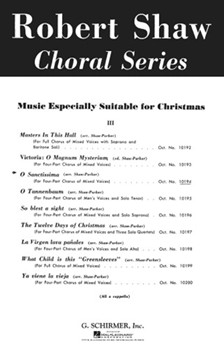 O Sanctissima by Traditional Sicilian - Robert Shaw - for SATB