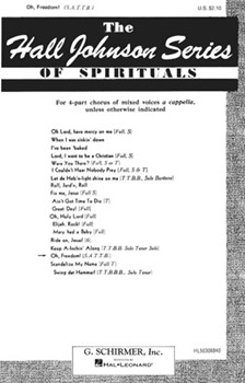 Oh Freedom by Spirituals - Johnson Hall - for SATTB a cappella