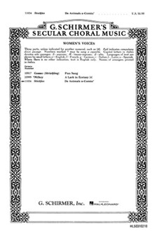 De Animals A Comin A Cappella Spiritual by Spirituals - William Stickles - for SSA