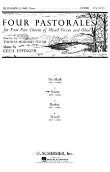 Noon by Effinger Cecil for SATB a cappella