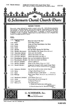 Awake The Trumpet's Lofty Sound by Handel George Frideric - Barker D - for SATB