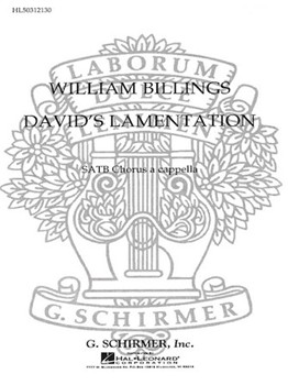 David's Lamentation by Billings W - Wilson James R - for SATB