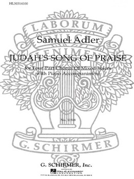 Judah's Song of Praise by Adler Samuel for SATB