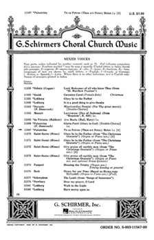 Tu Es Petrus by Palestrina Giovanni Pierluigi da for SSAATB