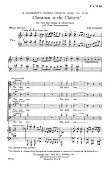 Christmas at the Cloisters by Corigliano John for SATB