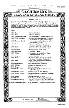 Il Est Bel Et Bon A Good And Handsome Man A Cappella by Passereau Pierre - G Lynn - for SATB