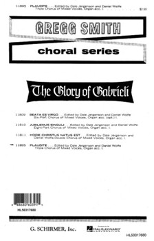 Plaudite by Gabrieli Giovanni for SATB