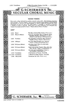 Black November Turkey TB With Soprano And Alto Solos - A Cappella by Corigliano John for SATB