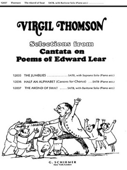 Akond Of Swat - SATB/Bar/Pno SATB With Baritone Solo by Thomson Virgil for SATB