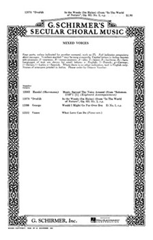 In The Woods (Im Haine) (SATB - Acappella) - (From In The World Of Nature) by Dvorak Antonin for SATB