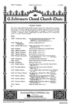 Psalm 8 by Corigliano John for 4-Part