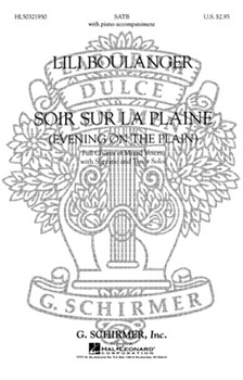 Soir Sur La Plaine by Boulanger Lili for SATB