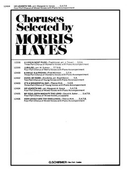 He Leadeth Me by Traditional Hymn - Vance Margaret - for SATB