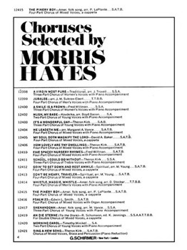 Pinery Boy Stb Unac by Wisconsin Folksong - P Laplante - for STB