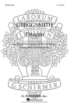 Patapan by Traditional French - G Smith - for SATB