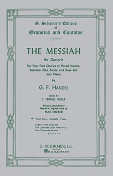 Messiah by Handel George Frideric - Noble and Spicker - for SATB Vocal Score