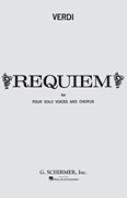 Verdi - Messa di Requiem SATB Vocal Score SATB