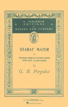 Stabat Mater by Pergolesi Giovanni Battista for SA
