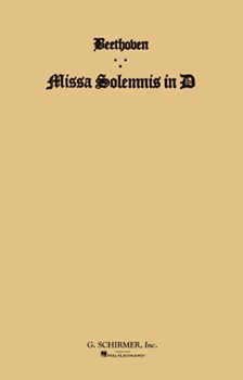 Missa Solemnis In D by Beethoven Ludwig van - J Stern - for SATB
