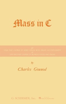 Mass in C by Gounod Charles - E May - for SATB