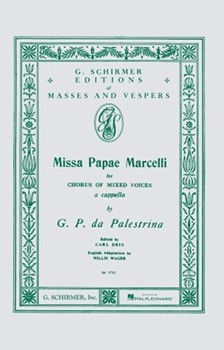 Missa Papae Marcelli by Palestrina Giovanni Pierluigi da - Deis Carl - for SSAATTBB