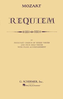 Requiem Kv 626 by Mozart Wolfgang Amadeus for SATB