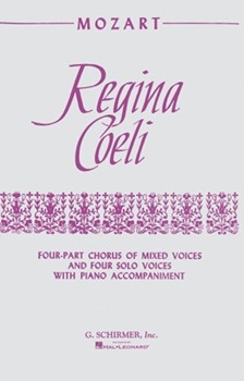 Regina Coeli by Mozart Wolfgang Amadeus for SATB