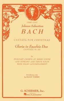 Cantata #191 Gloria In Excelsis Deo by Bach Johann Sebastian - Forbes - for SSATB and Piano