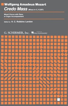 Credo Mass by Mozart Wolfgang Amadeus - Landon H C Robbins - for SATB