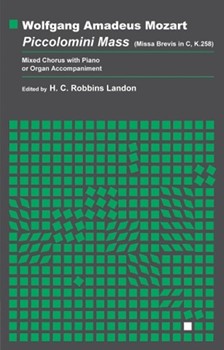 Missa Brevis In C K 258 "piccolomini" by Mozart Wolfgang Amadeus - Landon - for SATB