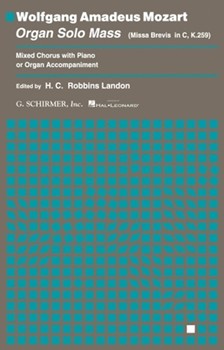 Missa Brevis In C K 259 by Mozart Wolfgang Amadeus - Landon - for SATB