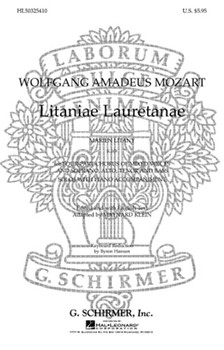 Litaniae Lauretanae by Mozart Wolfgang Amadeus - Klein Maynard - for SATB