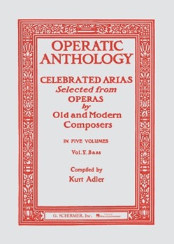 Operatic Anthology - Volume 5 - Bass and Piano Bass