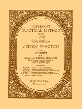 Hohmann - Practical Method for the Violin - Book 5