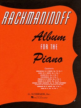 Album For Piano by Rachmaninoff Sergei for Piano