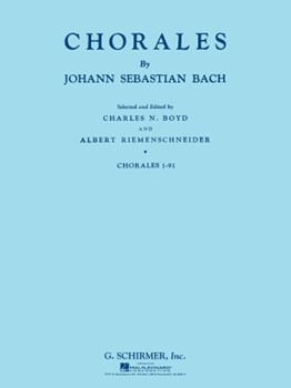 Chorales 1-91 by Bach Johann Sebastian - Boyd/Riemenschneider - for Piano