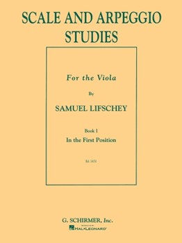 Scale & Arpeggio Studies Bk 1 by Lifschey for Viola Method