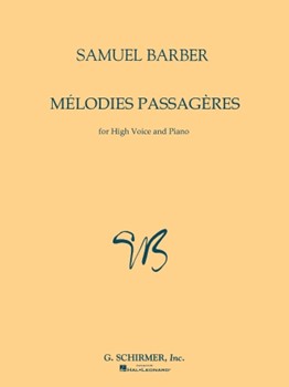 Melodies Passageres by Barber Samuel for High Voice Collection