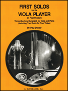 First Solos for the Viola Player - Viola and Piano Viola