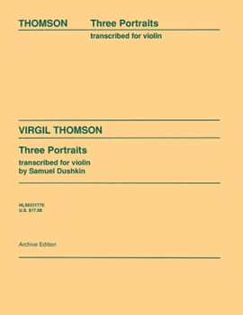 3 Portraits by Thomson Virgil for Violin