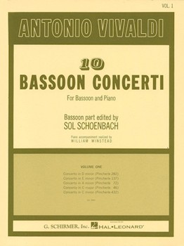 10 Bassoon Concerti Volume 1 by Vivaldi Antonio Lucio - Schoenbach Sol - for Bassoon Solo