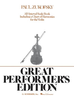 All Interval Scale Book by Zukovsky for Violin Method
