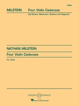 4 Violin Cadenzas by Various - Milstein Nathan - for Violin