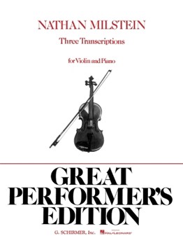 3 Transcriptions by Various for Violin