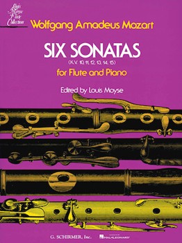 Six Sonatas, KV 10-15 - for Flute & Piano Flute